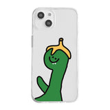 【168cm ヒャクロクジュウハッセンチ】ゼリーケース オリー 恐竜 iPhoneケース
