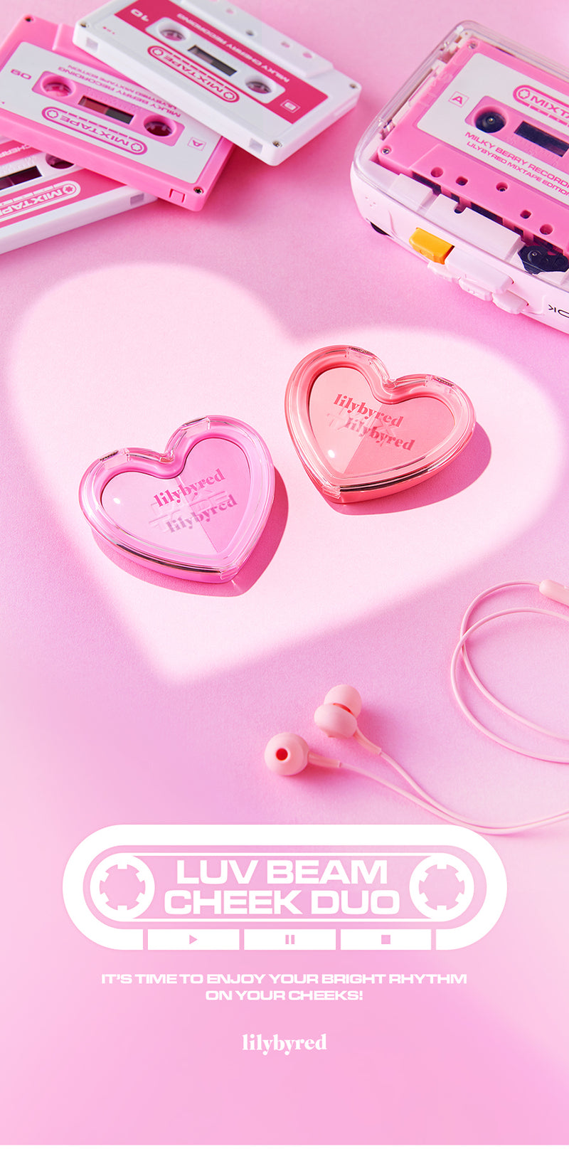 【lilybyred リリーバイレッド 】 ラヴ ビーム チーク デュオ #01 #02 Luv Beam Cheek Duo